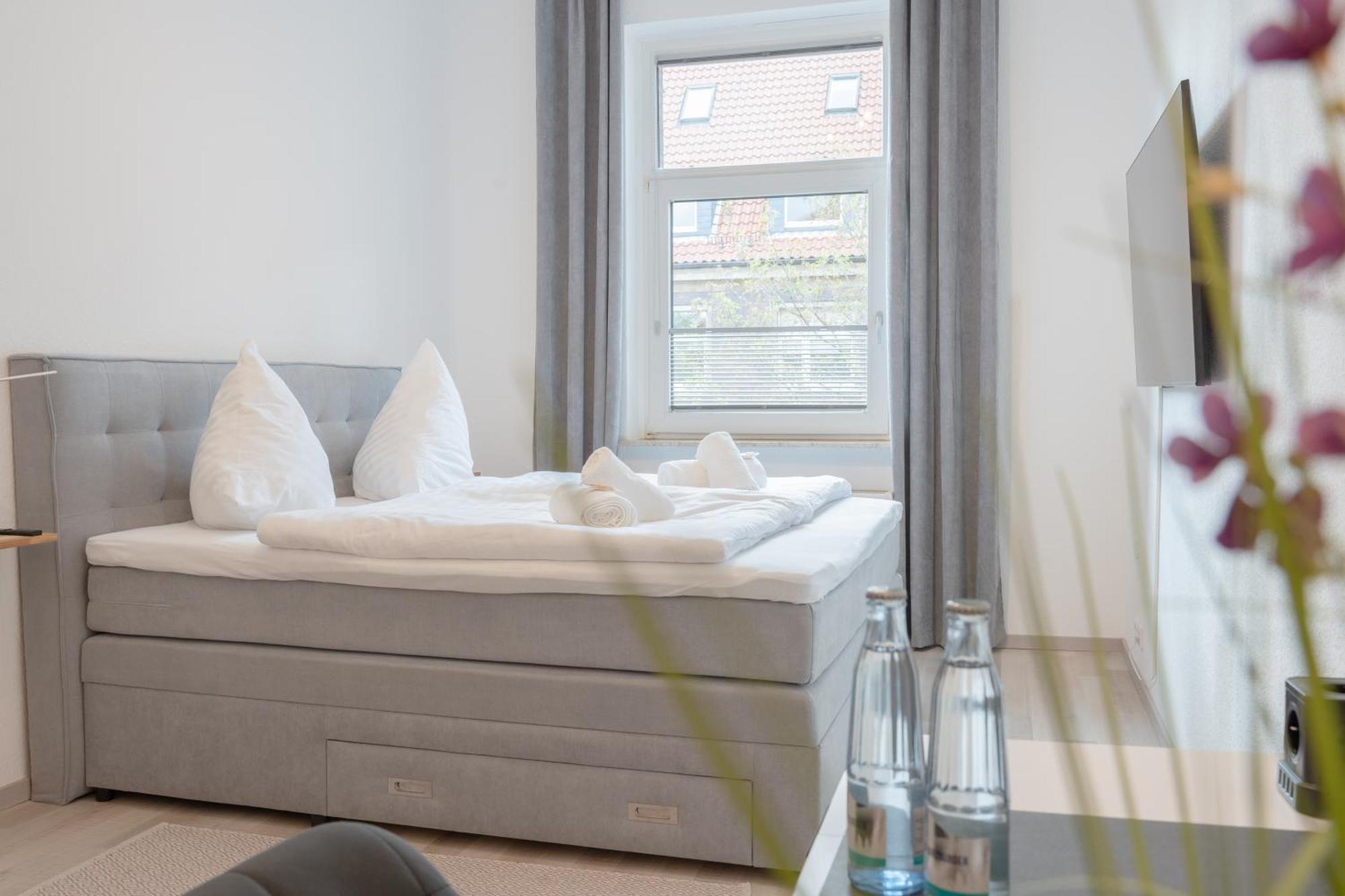 Modernes Apartment In Top Lage Komfortabel Eingerichtet Mit Arbeitsplatz Und Kueche - Geibelsuite Hannover Exterior foto